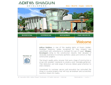 Tablet Screenshot of adityashagun.com